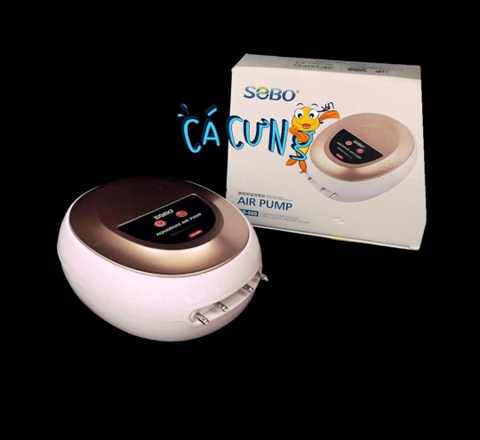 Máy Sủi Khí Oxy 4 Vòi Sobo SB-668 8W- Máy Tạo Khí Oxy Cho Hồ Cá, Bể Thủy Sinh
