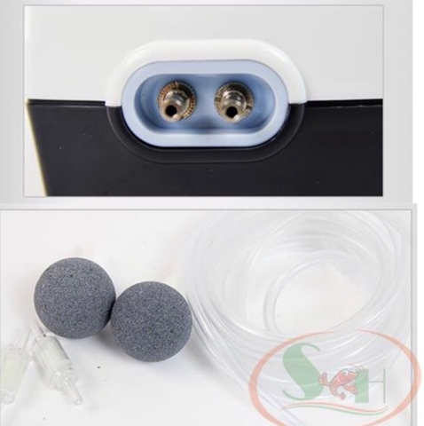 Máy Sủi Oxy Bình Tích Điện JEBO 9970 CAO CẤP - Dùng Đc Khi Cúp Điện (Hàng Công Ty)