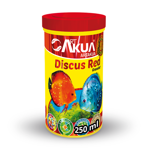 A7- ARTAKUA DISCUS RED-40g-Thức ăn giàu protein phát triển màu sắc tối đa các loài cá ăn mồi miệng nhỏ.