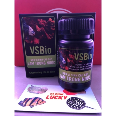 Men Vi Sinh VS Bio dạng BỘT - Xử Lý Nước Hồ Cá cảnh