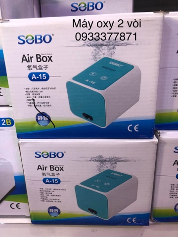 Máy oxy 2 vòi sobo A15 Cao Cấp siêu êm (Hàng Công Ty)