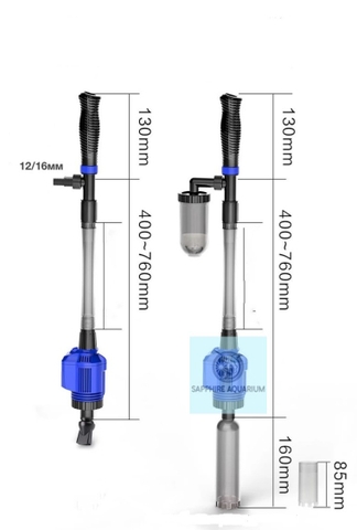 Máy hút cặn hồ cá SUNSUN HXS-02