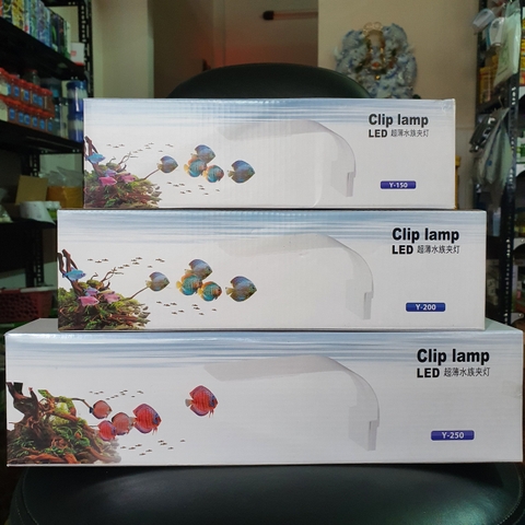 Đèn Hồ Cá Clip Lamp Led Y-150 Trắng/ Xanh/ 3 Màu