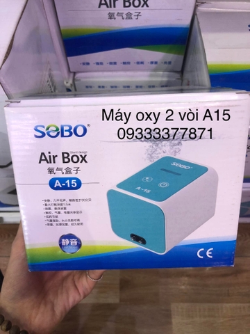 Máy oxy 2 vòi sobo A15 Cao Cấp siêu êm (Hàng Công Ty)