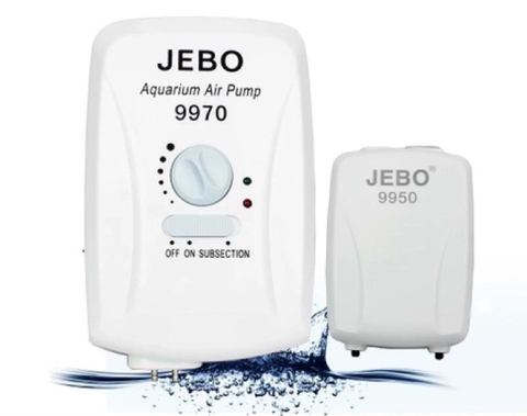 Máy Sủi Oxy Bình Tích Điện JEBO 9970 CAO CẤP - Dùng Đc Khi Cúp Điện (Hàng Công Ty)