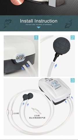 Máy Sủi Oxy Bình Tích Điện JEBO 9970 CAO CẤP - Dùng Đc Khi Cúp Điện (Hàng Công Ty)