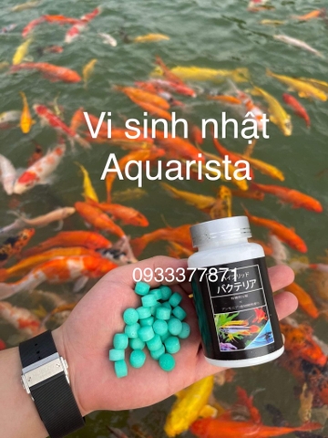 Vi sinh viên nén Aquarista Nhật Bản (Hộp 100 viên)