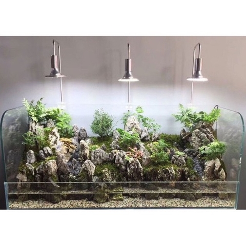 Đèn Led XINMA Siêu Sáng - Đèn Led Đĩa Kẹp Thành Hồ Cá, Hồ Thủy Sinh Lớn - Đèn Led Rọi 20W, 40W