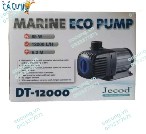 Máy bơm đẩy tiết kiệm điện, Máy bơm chìm hồ cá JECOD DT 12000