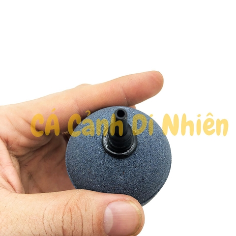 Đá sủi oxy hình TRÒN đen size ĐẠI đường kính 5 cm - Quả sủi cho hồ cá cảnh