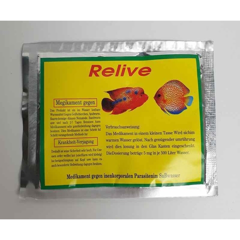 Bột RELIVE Xử Lý Khi Cá Bị Sình Bụng Phân Trắng - Hàng Công Ty