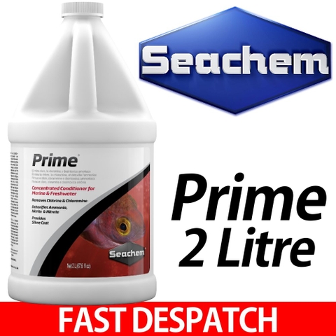 SEACHEM - PRIME | Khử Clo, NH3, NO2, NO3 cho nước hồ cá thủy sinh, hồ cá biển