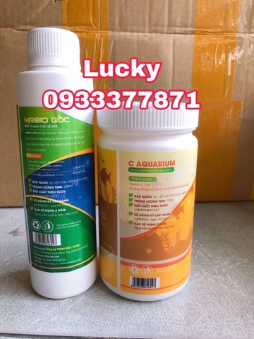 Combo Men Vi Sinh và Vitamin C của Mr Bio Fish (Hàng Công Ty)