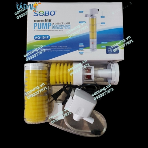 BỘ LỌC BÊN TRONG HỒ CÁ SOBO AQ-101F / AQ-102F / AQ-103F / AQ-104F