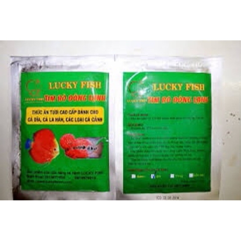 Thức ăn TIM BÒ cho cá cảnh lên màu đẹp (100g)