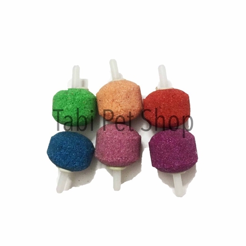 Cục sủi oxy tròn nhiều màu cho hồ cá cảnh