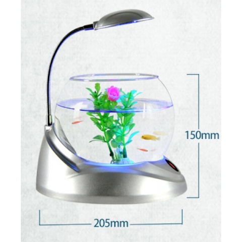 BỂ CÁ MINI DẠNG TRÒN SIÊU DỄ THƯƠNG JENECA TG-02