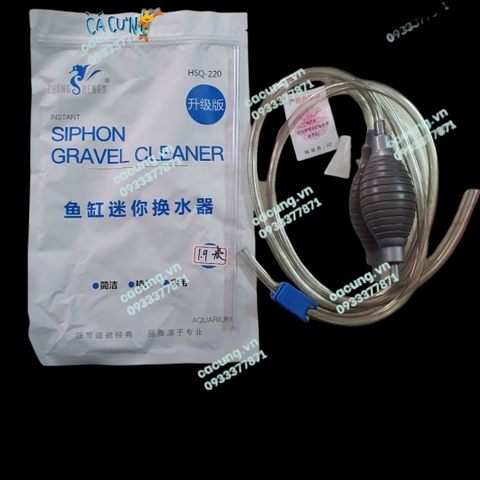 Bơm Tay Hồ Cá Cao Cấp- (Đỉnh Của Chóp) HQS-220 (1,9m ; 2,2m)