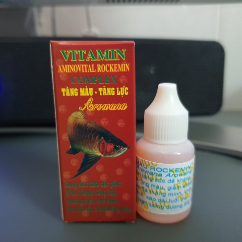 Vitamin tăng màu tăng lực chuyên cá rồng Rockemin