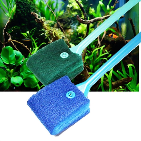 Lau Kính Hồ Cá - Cây Chà Hồ Xanh | Cọ Bể Bằng Mút Bọt Biển Dùng Vệ Sinh Bể Cá Cảnh (Hàng Loại 1)