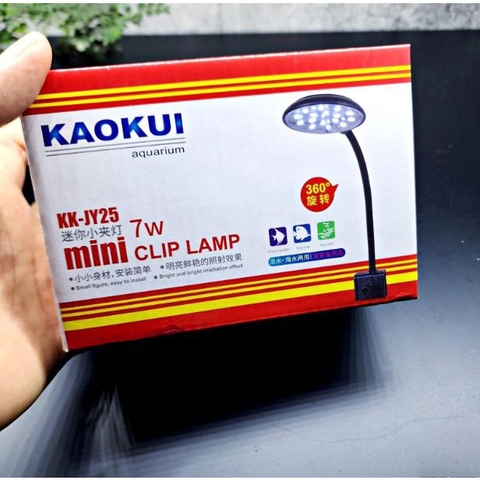 ĐÈN LED KẸP KAOKUI KK-JY25 7W CHO HỒ 20-30CM