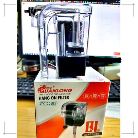 Lọc Thác QuanLong QL-303 | Lọc Thác Mini Dành Cho Bể Cá Cảnh, Bể Thuỷ Sinh Nhỏ