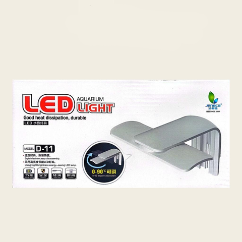 Đèn led bể cá, đèn led thủy sinh bể cá Jeneca D-9, D11, D-13 thiết kế xoay 90 độ độc đáo (cao cấp)
