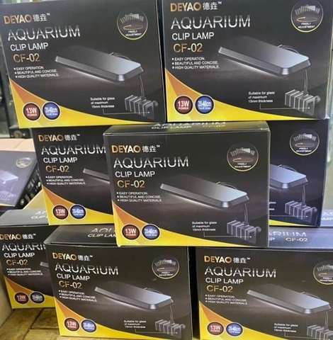 Đèn Led Kẹp RGB DEYAO CF-02 - Đèn Đỏ Cá Không Đỏ Nước Cho Bể Cá Cảnh, Bể Thủy Sinh (Hàng Công Ty)