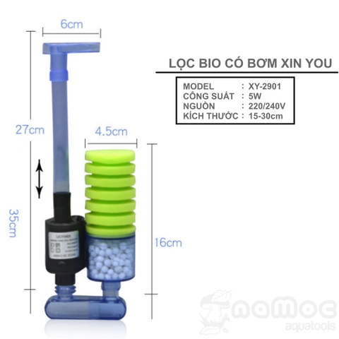 LỌC BIO CÓ BƠM BIO XY-2901, XY-2902
