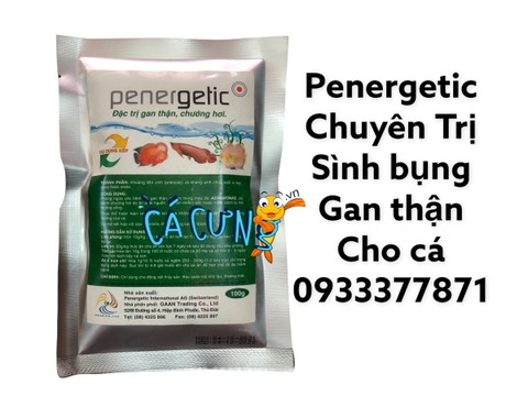 Penegertic - Xử Lý Sình Bụng, Gan Thận cho cá (100g)