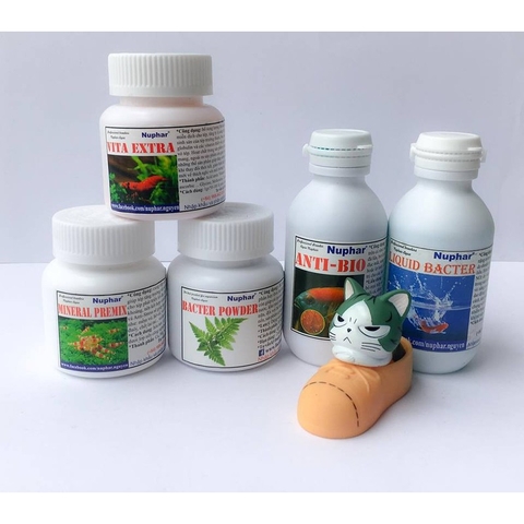 MEN TIÊU HÓA BIO PLUS NUPHAR cho cá tép cảnh (HÀNG CÔNG TY)