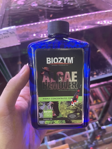 Diệt rêu hại Biozym Algae Remover ức chế tảo xanh bể thủy sinh cá tép cảnh 350ml (HÀNG CÔNG TY)