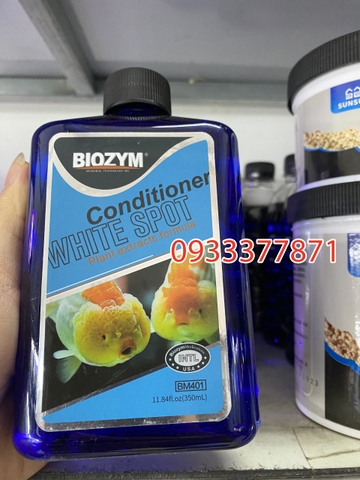 BIOZYM - Conditioner White Spot 350ml | Xử lý nấm trắng, ký s.inh tr.ùng an toàn cho cá cảnh (HÀNG CTY)