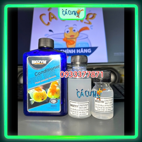 BIOZYM - Conditioner White Spot 350ml | Xử lý nấm trắng, ký s.inh tr.ùng an toàn cho cá cảnh (HÀNG CTY)