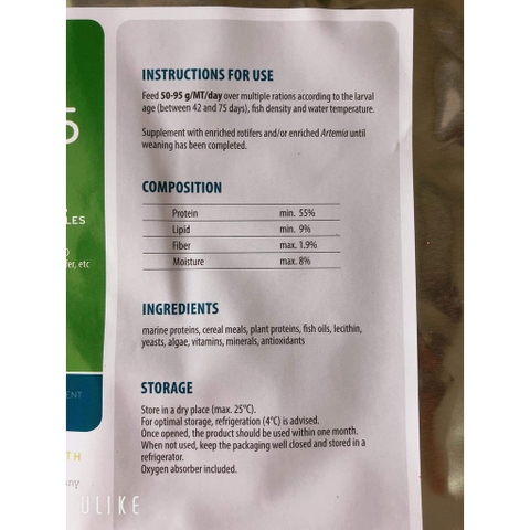 Cám Thái INVE 2/3  (Cho Cá Bột Mới Đẻ) - Hàng Công Ty