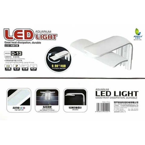 Đèn led bể cá, đèn led thủy sinh bể cá Jeneca D-9, D11, D-13 thiết kế xoay 90 độ độc đáo (cao cấp)