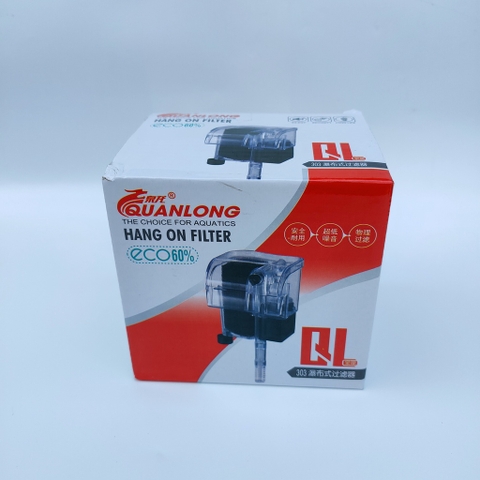 Lọc Thác QuanLong QL-303 | Lọc Thác Mini Dành Cho Bể Cá Cảnh, Bể Thuỷ Sinh Nhỏ