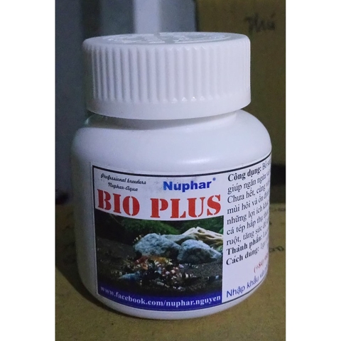 MEN TIÊU HÓA BIO PLUS NUPHAR cho cá tép cảnh (HÀNG CÔNG TY)