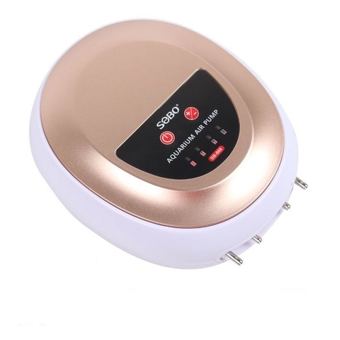 Máy Sủi Khí Oxy 4 Vòi Sobo SB-668 8W- Máy Tạo Khí Oxy Cho Hồ Cá, Bể Thủy Sinh