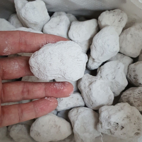 ĐÁ LÔNG VŨ | NHAM THẠCH TRẮNG - 1KG