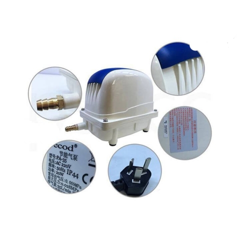 Máy Sủi Oxy ECO Air Pump Siêu Tiết Kiệm Điện PA60, PA100