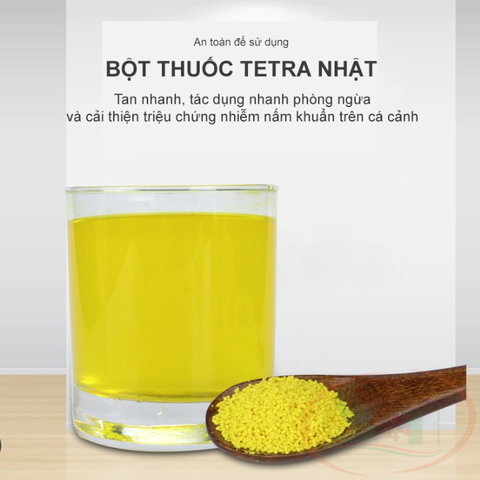 Thuốc TETRA NHẬT 5g - Xử lý nấm, kháng sinh cho cá cảnh (1 gói) - HÀNG CHÍNH HÃNG