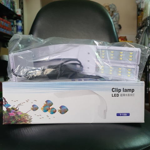 Đèn Hồ Cá Clip Lamp Led Y-150 Trắng/ Xanh/ 3 Màu