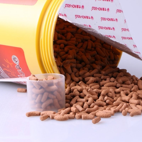 Thức Ăn Chuyên Dụng Cho Cá Rồng INCH GOLD giúp lên màu đẹp, tăng sức đề kháng (Hàng Công Ty)