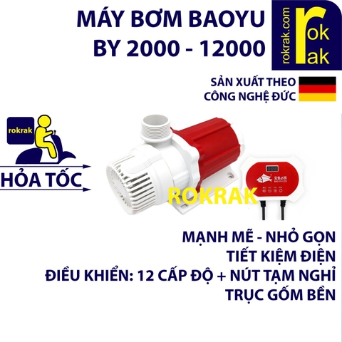 Máy bơm bể cá điều khiển Baoyu BY 3000 - 4000 - 6000 - 9000 - 12000