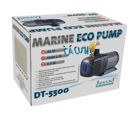 Máy bơm đẩy tiết kiệm điện, Máy bơm chìm hồ cá JECOD DT 5500