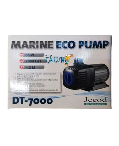 Máy bơm đẩy tiết kiệm điện, Máy bơm chìm hồ cá JECOD DT 7000