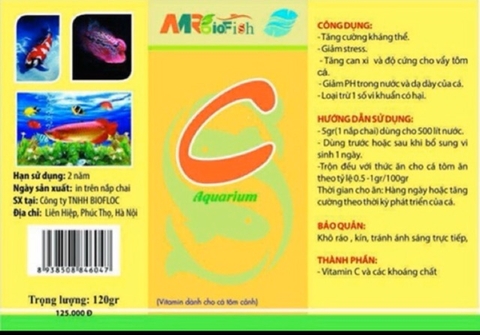 Combo Men Vi Sinh và Vitamin C của Mr Bio Fish (Hàng Công Ty)
