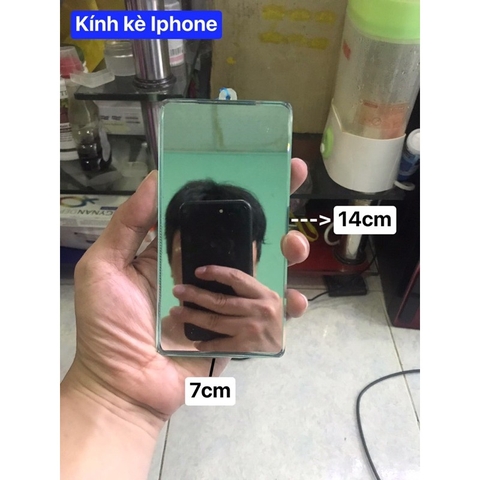 Kính kè cá la hán - Kính Kè Iphone cao cấp (7x14cm) giúp cá sung khỏe (Hàng Công Ty)