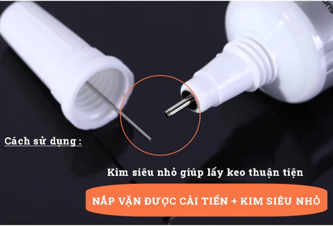 Keo Dán B7000 15ml - Keo Đa Năng Dán Nhựa, Kim Loại, Da, Đá, Giấy, Gỗ, Charm Trang Trí (Hàng CTY)